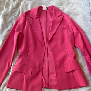 Frederick's of Hollywood Bright Pink Tailored Blazer